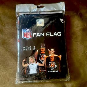 NFL Bengals Fan Flag New